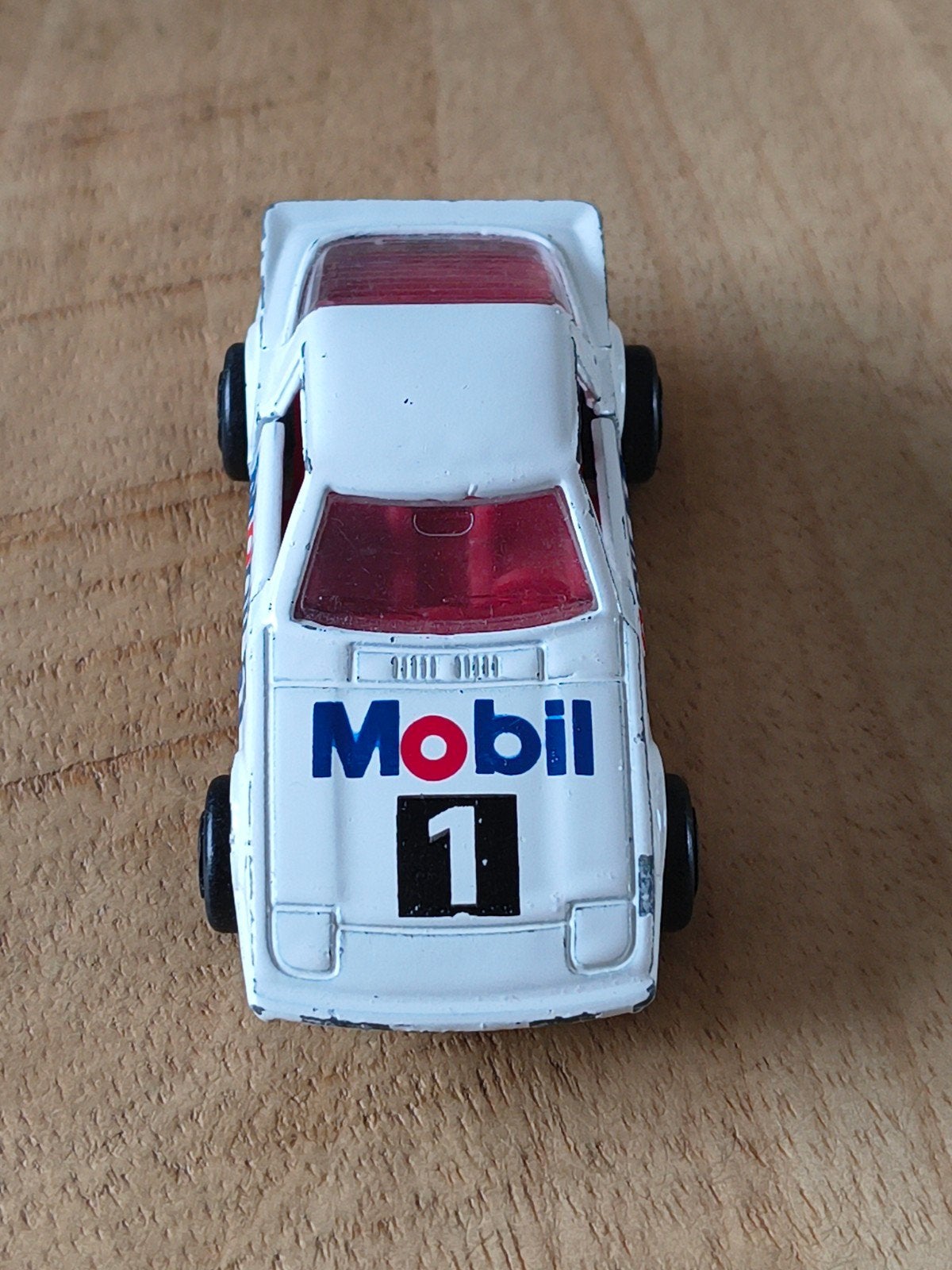 witte MADZA RX7 MAJORETTE 1/56 nummer 257, Ophalen, Zo goed als nieuw, Auto