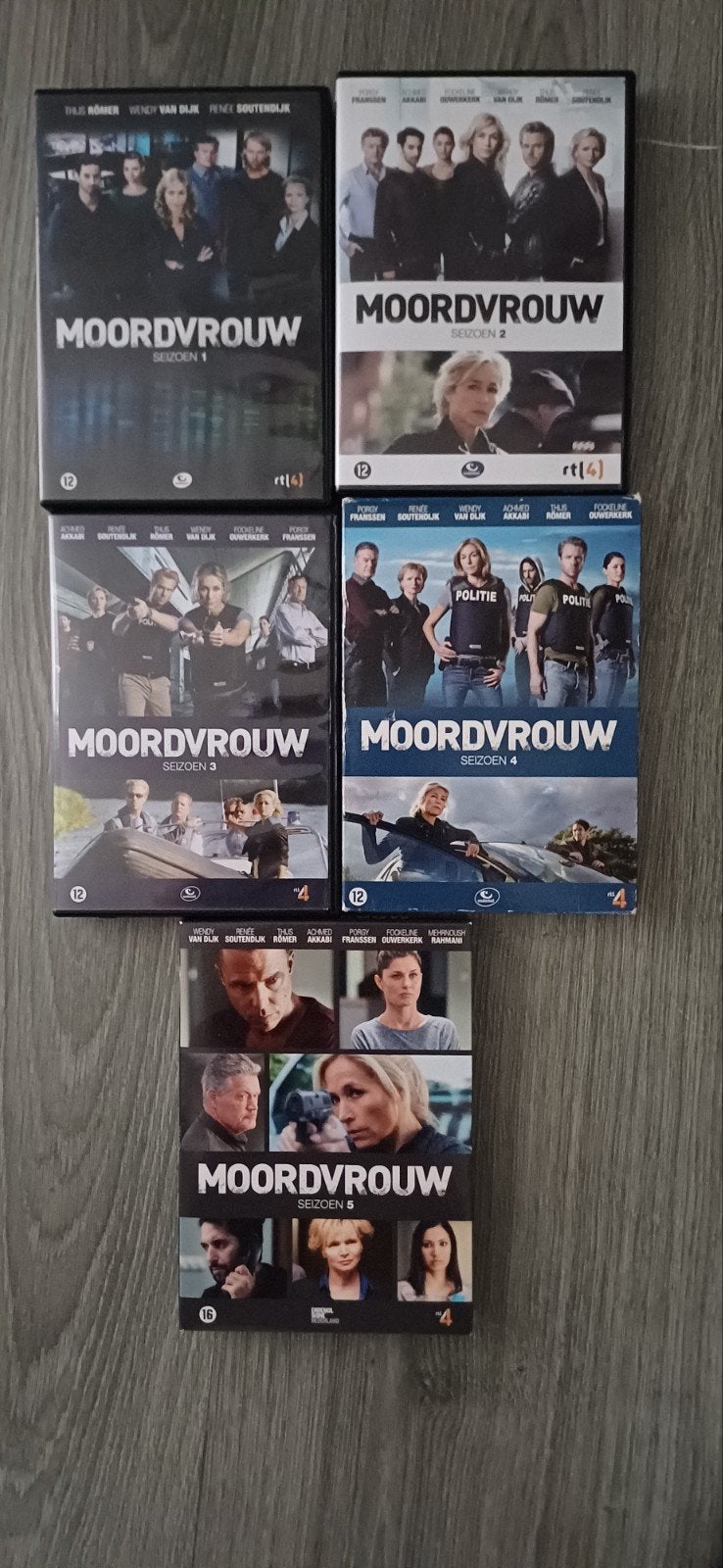 Moordvrouw seizoen 1 t/m 5, Cd's en Dvd's, Dvd's | Tv en Series, Vanaf 12 jaar, Ophalen of Verzenden, Zo goed als nieuw