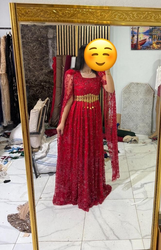 Henna jurk , goedkoope jurk, Kleding | Dames, Jurken, Maat 38/40 (M), Ophalen of Verzenden, Zo goed als nieuw, Rood