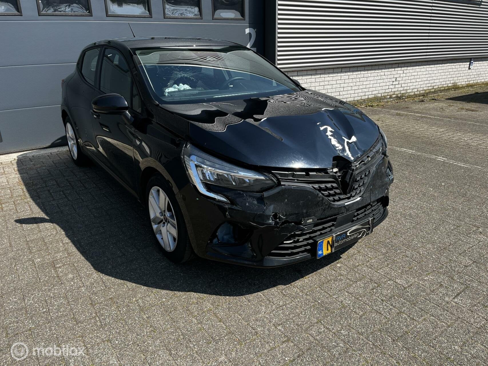 Renault Clio 1.0 TCe Zen SCHADE, Auto's, Voorwielaandrijving, Stof, Gebruikt, Zwart