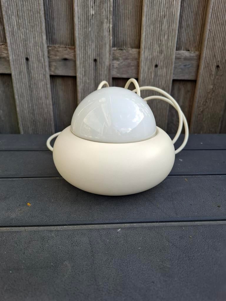 Vintage witte Ufo lamp model c359 van Luci Illuminazione,, Ophalen of Verzenden