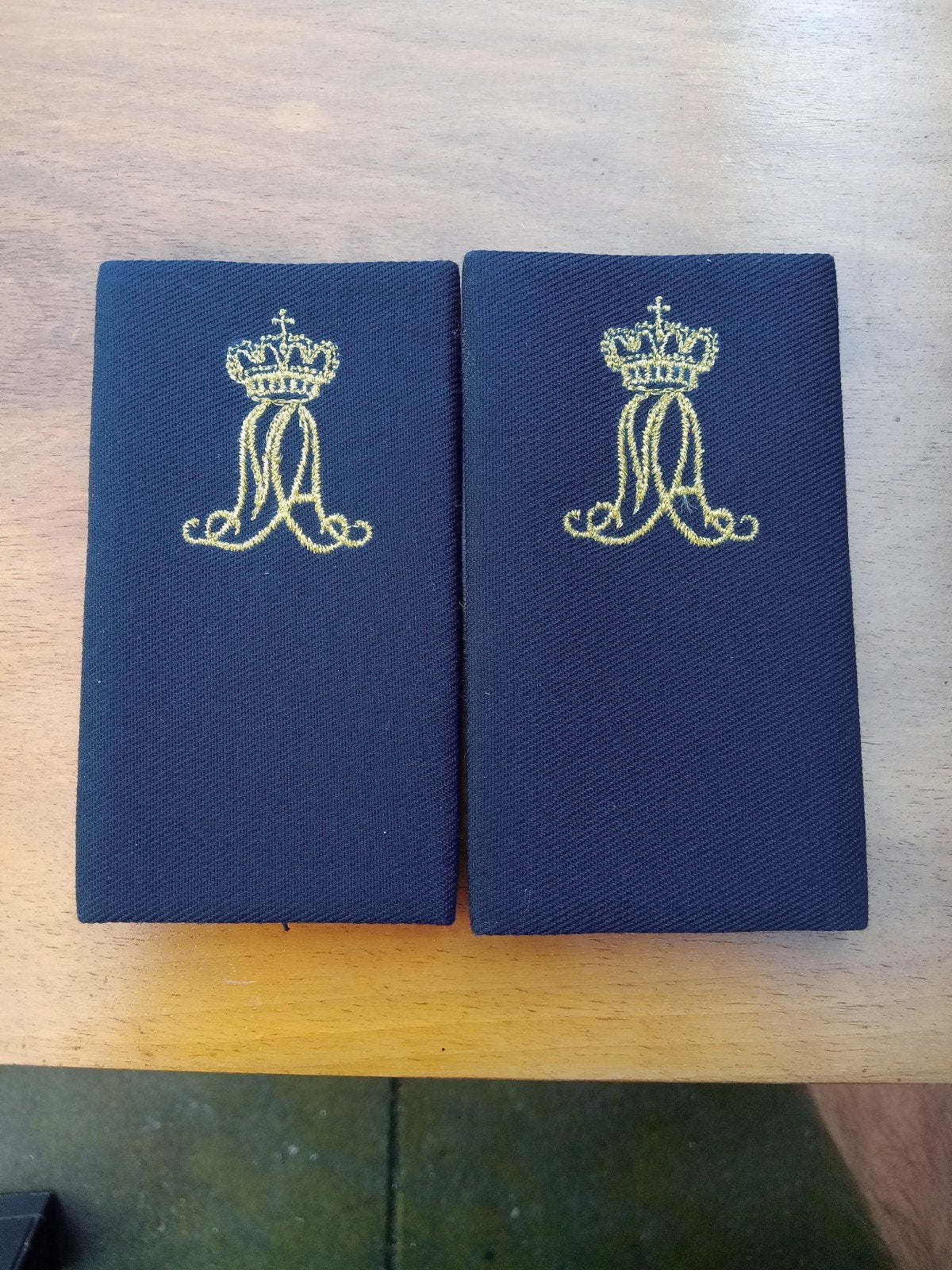 Epauletten KMA - Koninklijke Militaire Academie, Ophalen of Verzenden, Landmacht, Nederland, Embleem of Badge