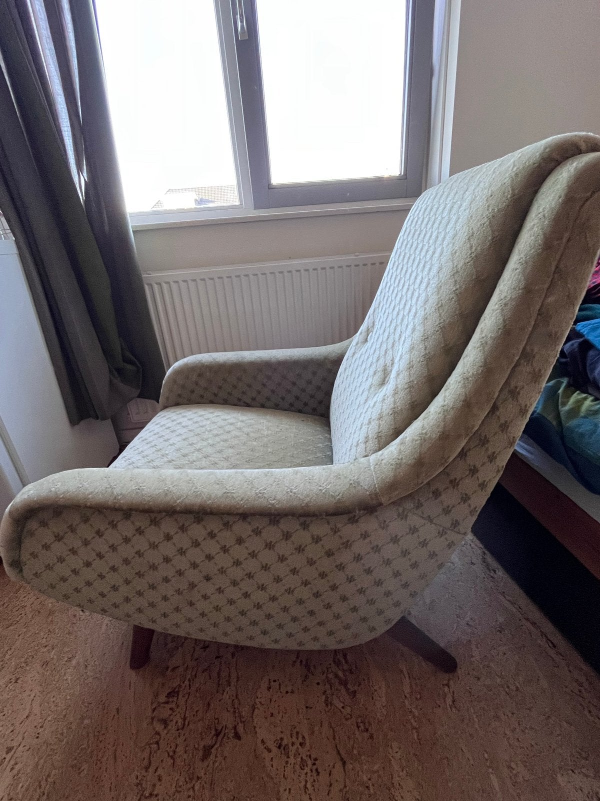 Artifort Fauteuil Bengt Ruda - Fluweel/Velours, Huis en Inrichting, Ophalen, Gebruikt, Stof