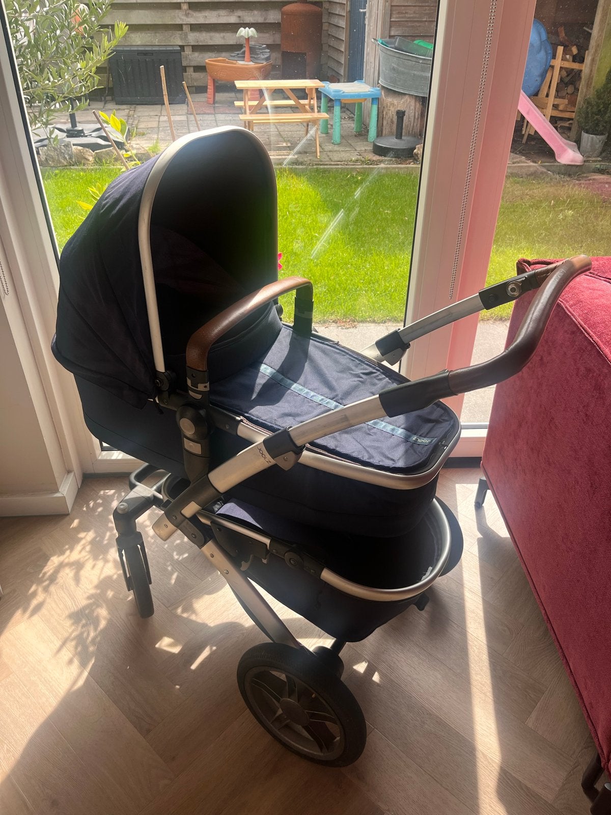 Joolz Geo Duo kinderwagen, Parrot Blue, met Maxi-Cosi, Kinderen en Baby's, Kinderwagens en Combinaties, Ophalen, Gebruikt, Duowagen