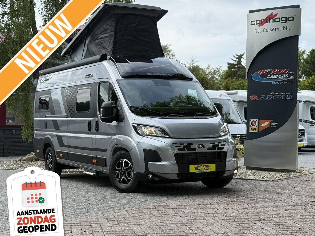 7 dagen OPEN - Adria Twin 640 SGX 60Y HEFDAK + HEFBED -, Automaat, Standaard zit, Koelkast, Fiat