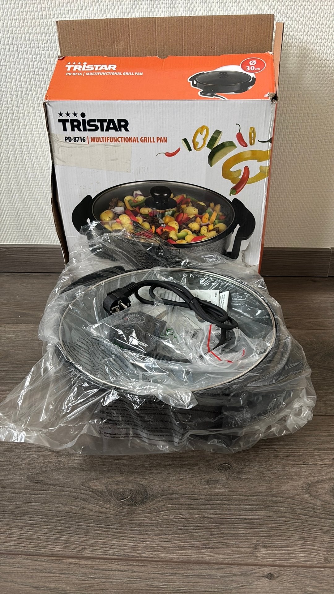 Tristar multifunctionele grillpan, Witgoed en Apparatuur, Gourmetstellen, Verzenden, Nieuw, 4 t/m 7 personen