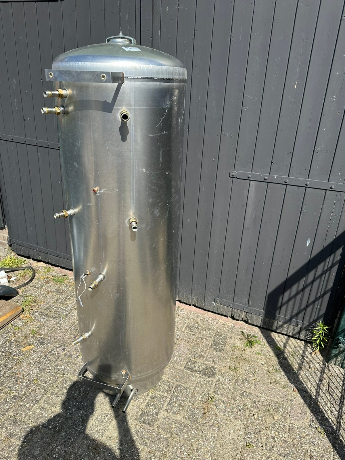 Atag 400 liter RVS boiler met 3 warmtewisselaars, 100 liter of meer, Zo goed als nieuw, Onbekend, Boiler