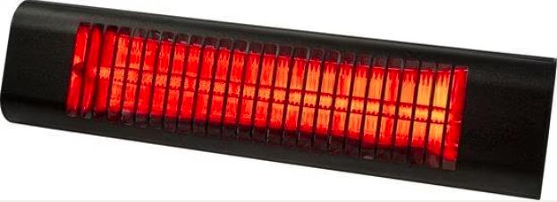 2x Terrasverwarmer - W2Go RedLine + Bluetooth dimmer (Zwart), Ophalen of Verzenden, Nieuw, Elektrisch, Wand
