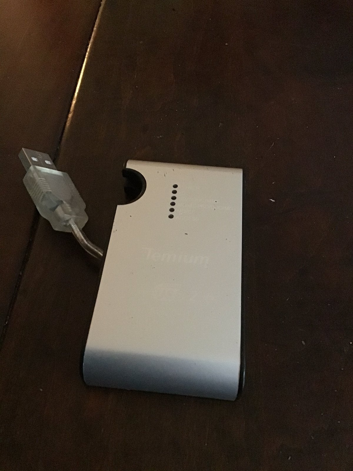 Temium card reader. Whiter, Ophalen of Verzenden, Gebruikt