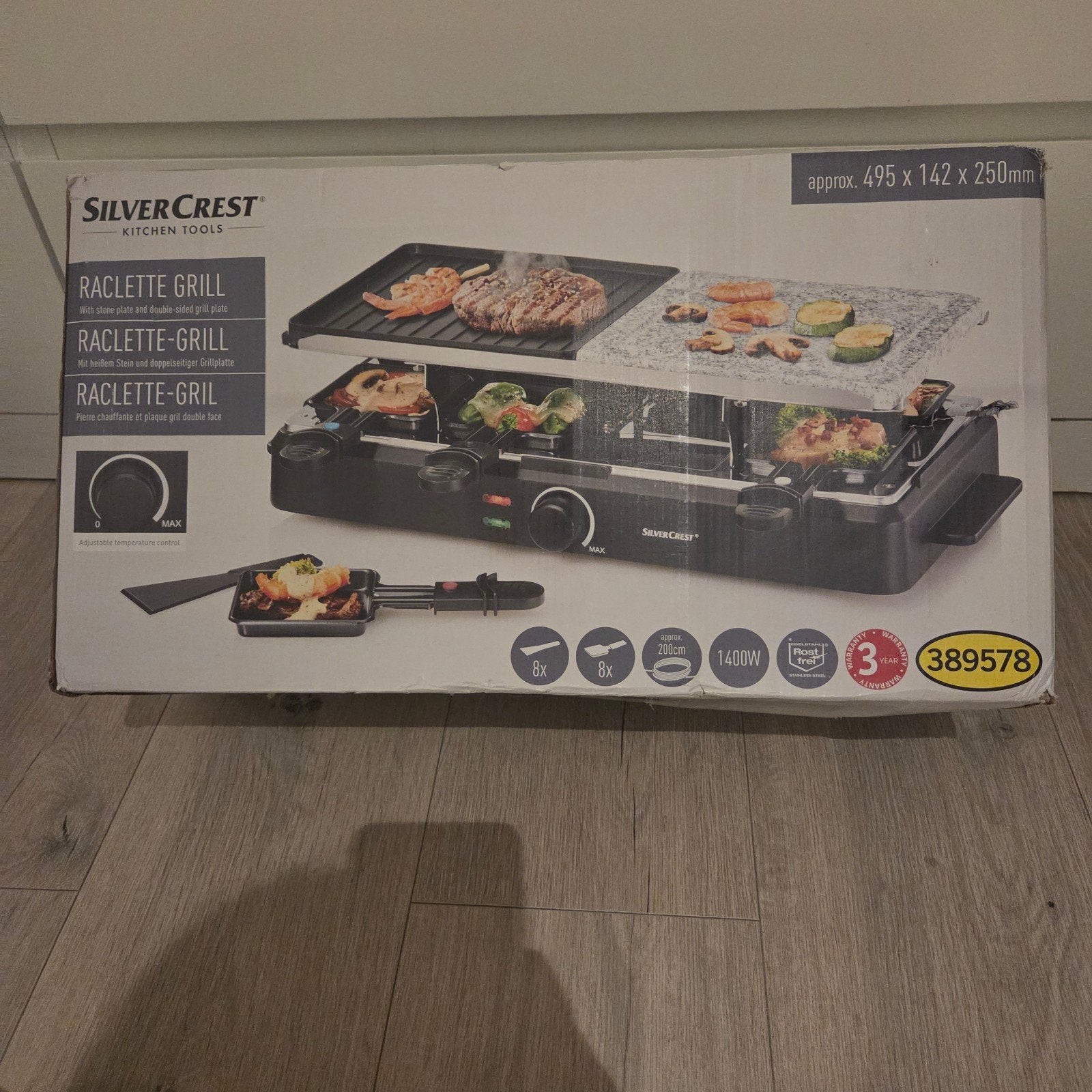 SilverCrest Raclette-Grill met natuursteen en grillplaat, Ophalen