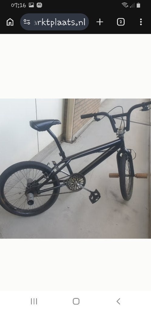 Bmx stunt fiets, Ophalen, Gebruikt, Staal