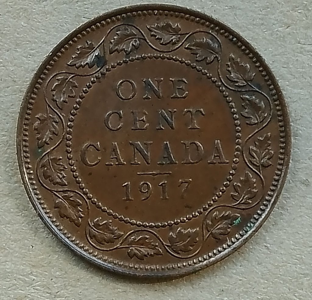Canada, 1 cent 1917, Ophalen of Verzenden, Noord-Amerika, Losse munt