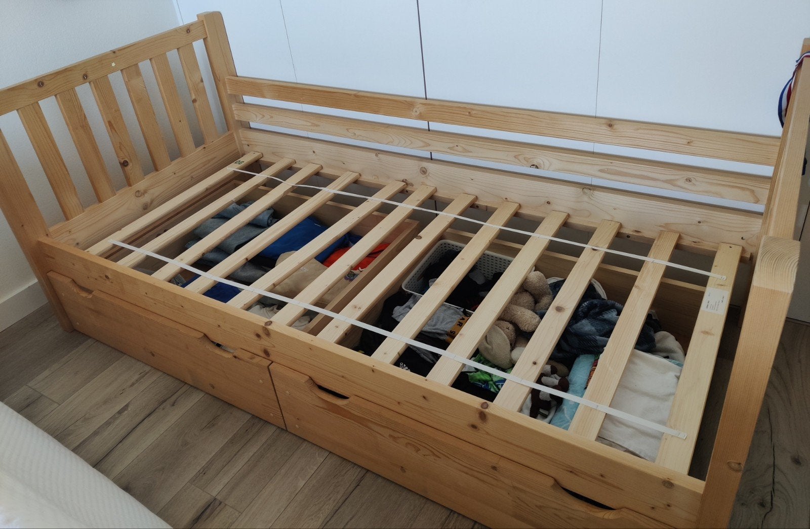Rockwood massief houten bed 'Tim' 90x200cm, Kinderen en Baby's, Ophalen, 85 tot 100 cm, Zo goed als nieuw, Lattenbodem