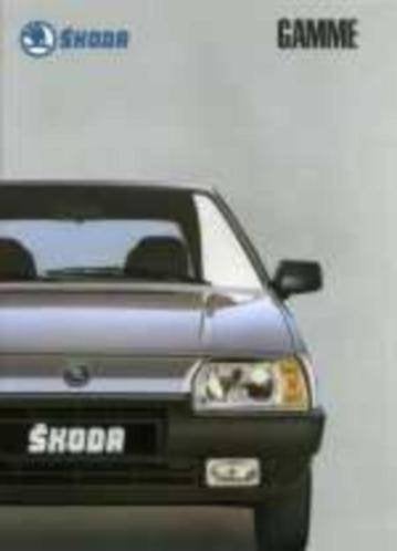 Skoda Favorit of Felicia brochure/auto folder '89 - '97, Ophalen of Verzenden, Overige merken