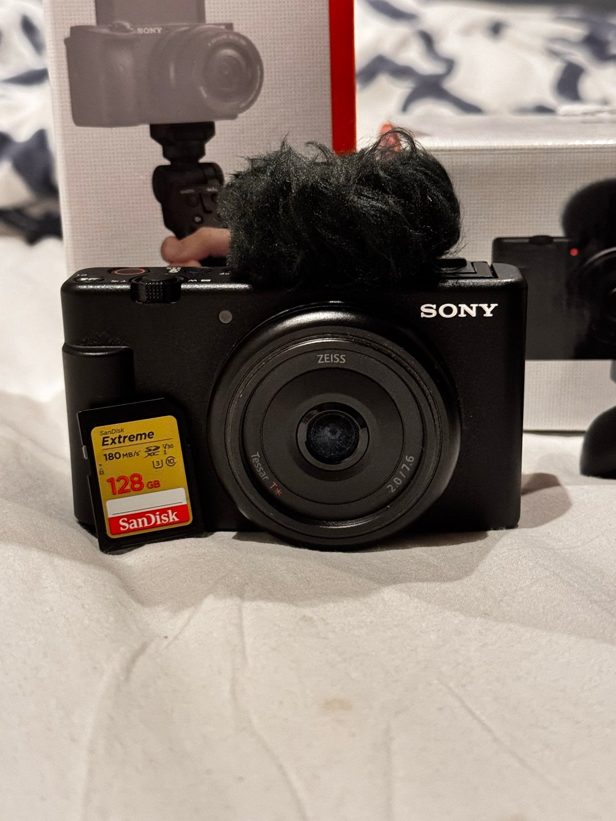 Sony ZV-1F Vlogcamera met grip - Zo goed als nieuw, Audio, Tv en Foto, Fotocamera's Digitaal, Bluetooth, Handleiding, Ophalen of Verzenden