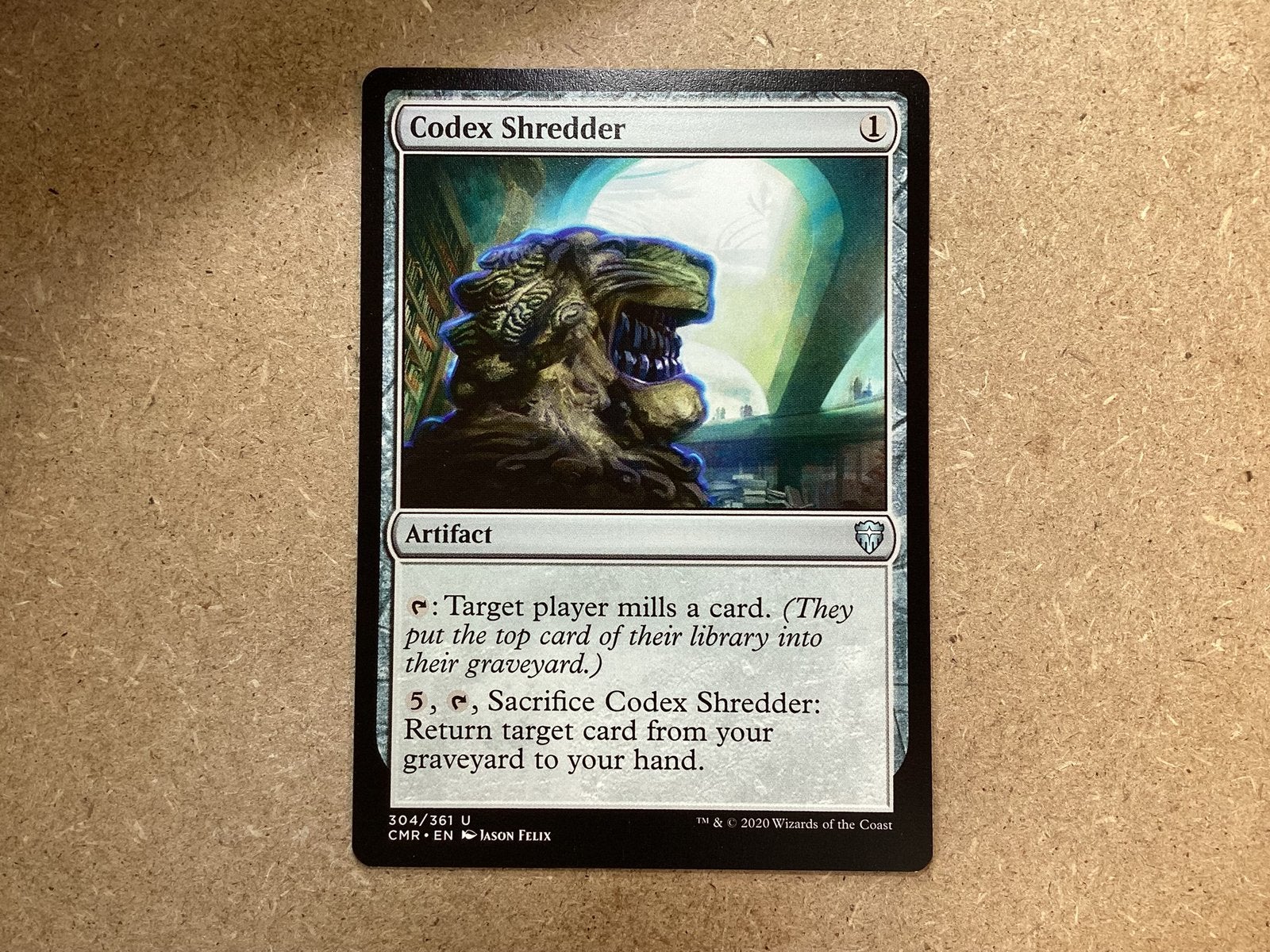 1x Codex Shredder [304/361] (Near Mint), Ophalen of Verzenden, Zo goed als nieuw, Losse kaart