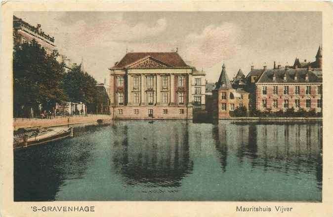 301-076-043 Den Haag Mauritshuis Vijver, Verzenden, Voor 1920, Zuid-Holland