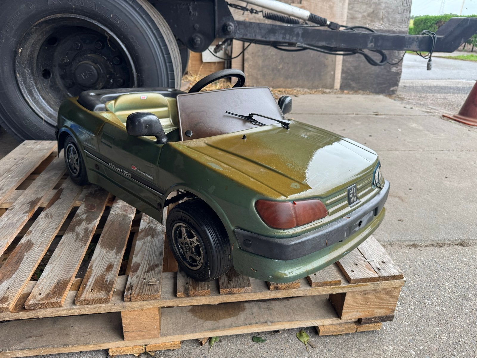 Peugeot 306 Cabriolet trapauto, Ophalen, Gebruikt
