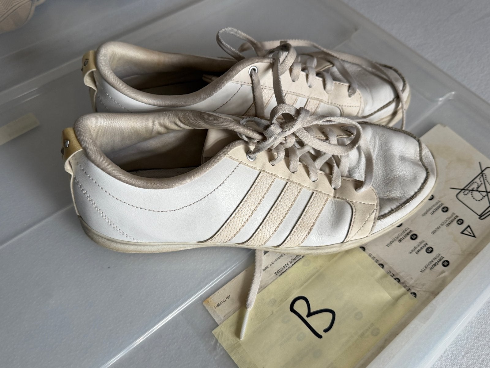 Adidas Neo Sneakers - Maat 41 1/3, Verzenden, Gedragen, Wit, Sneakers of Gympen