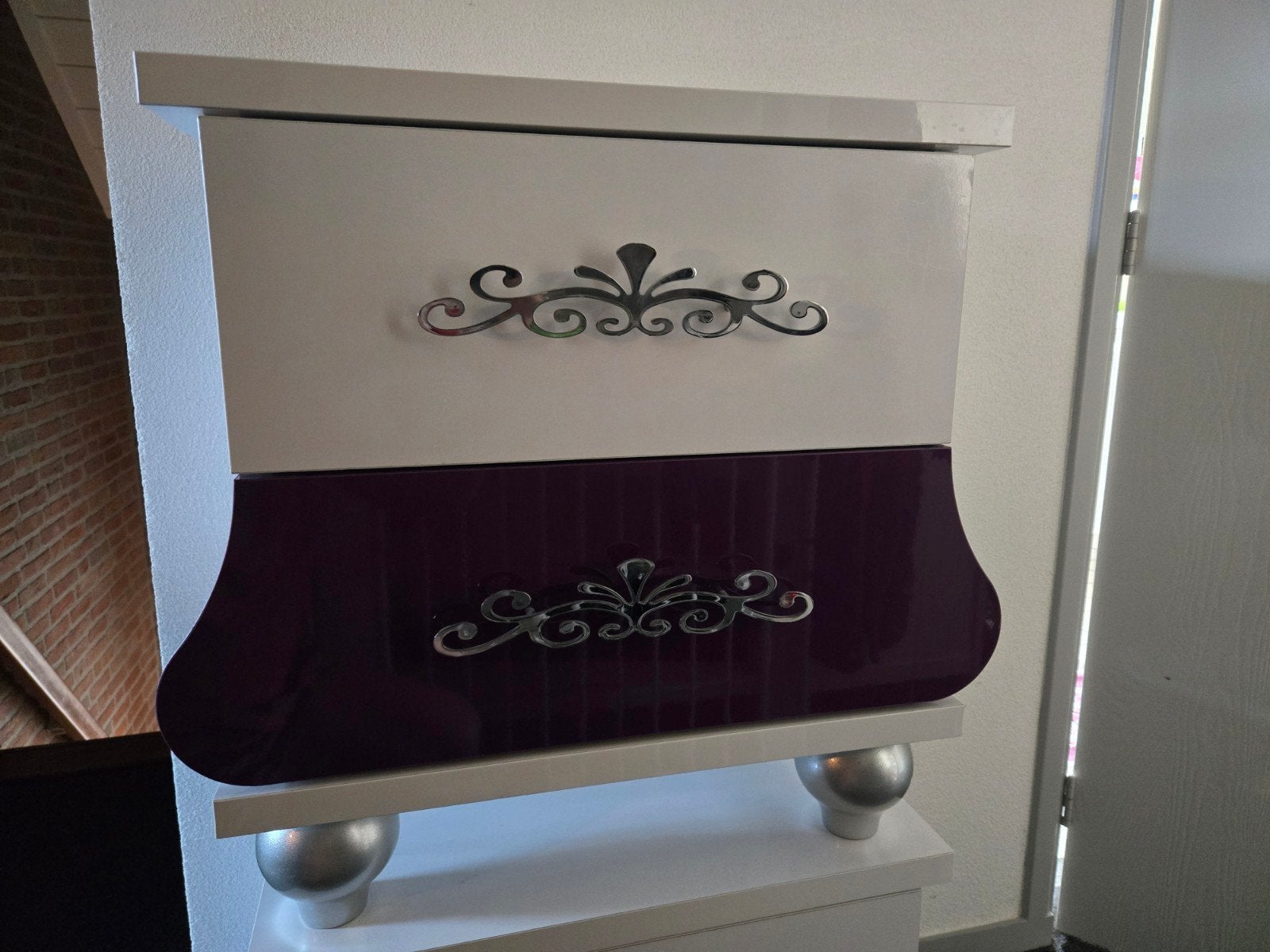 2 leuke nachtkastjes/ladekasten - 56x45x54 cm, Ophalen, Gebruikt, 45 tot 65 cm, 55 tot 70 cm