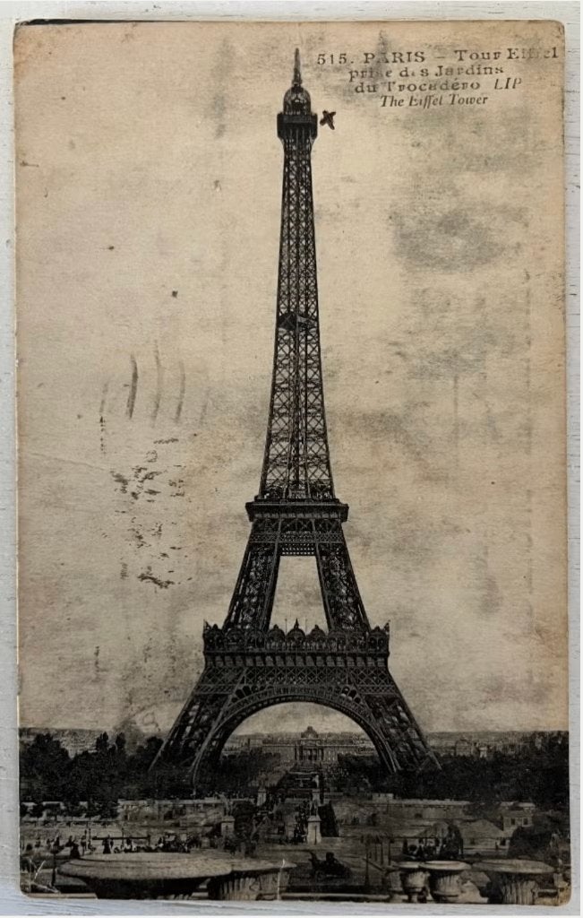 Oude Ansichtkaart - Paris - Tour Eiffel, Ophalen of Verzenden, Voor 1920, Gelopen, Frankrijk
