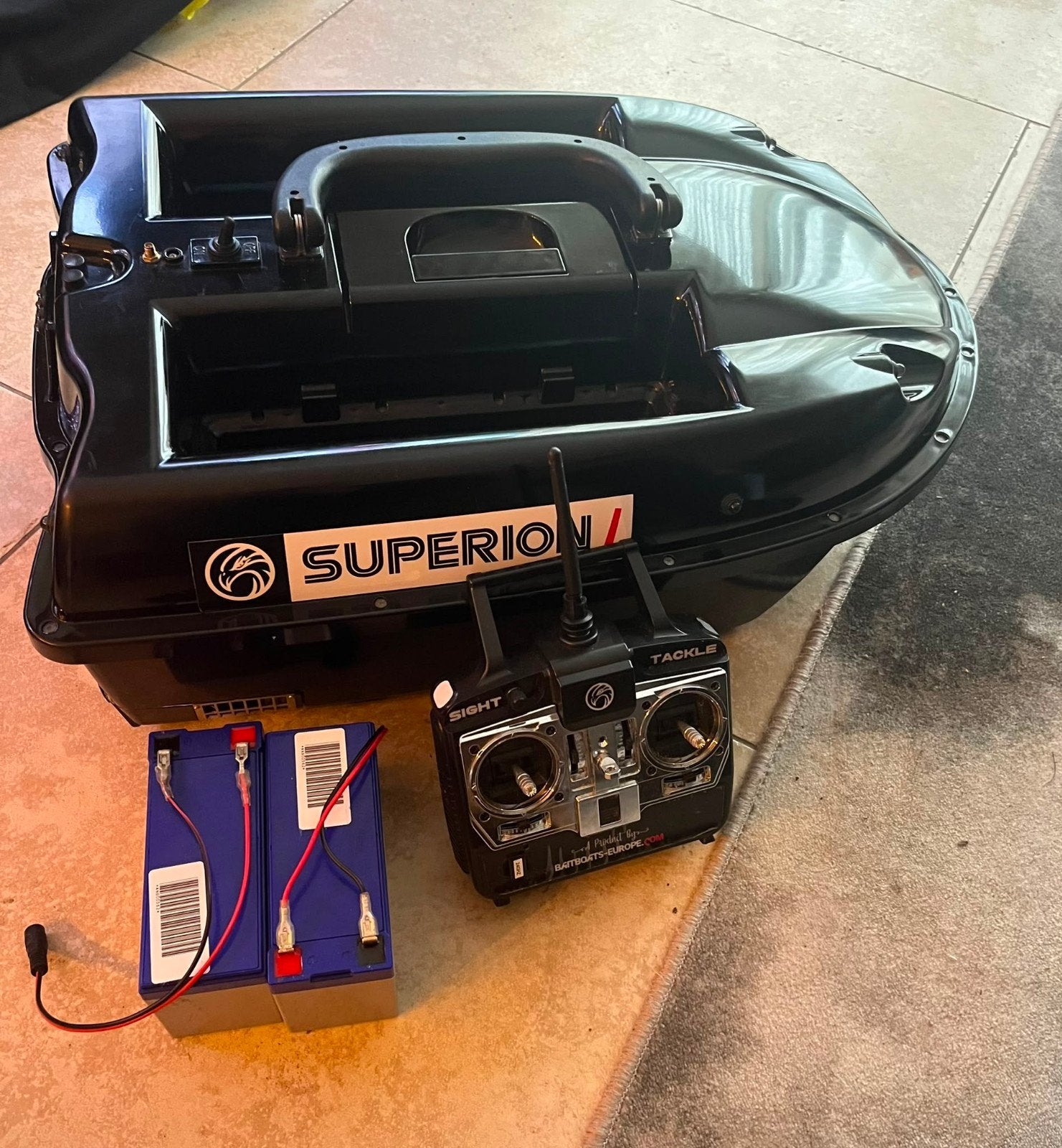 Superion I voerboot, Ophalen, Gebruikt