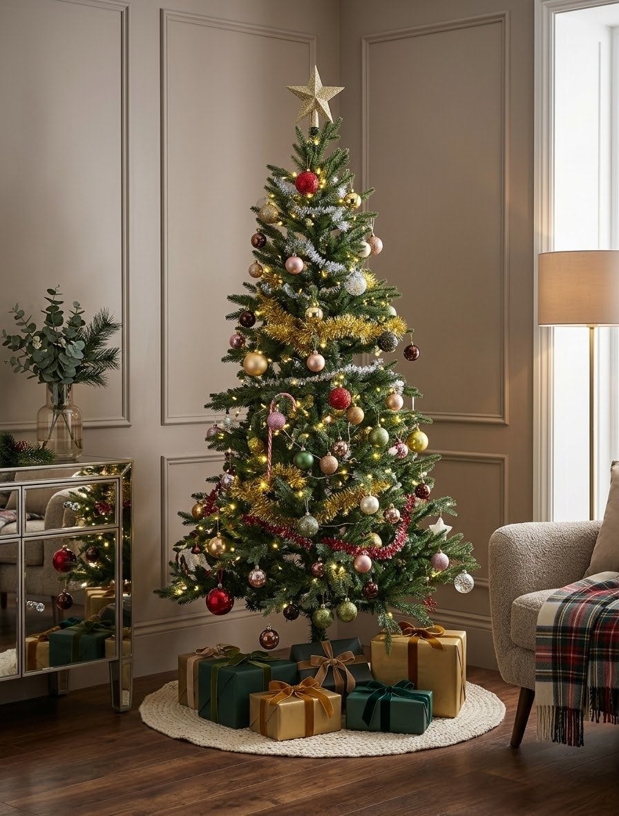 Kunstkerstboom Avoriaz 210 cm inclusief 250 LED warm wit, Diversen, Ophalen, Zo goed als nieuw