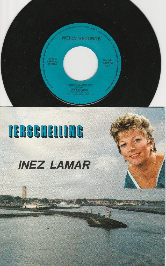 Terschelling Inez Lamar (zeldzame vinylsingle)ook VERZENDEN, Ophalen, Gelezen