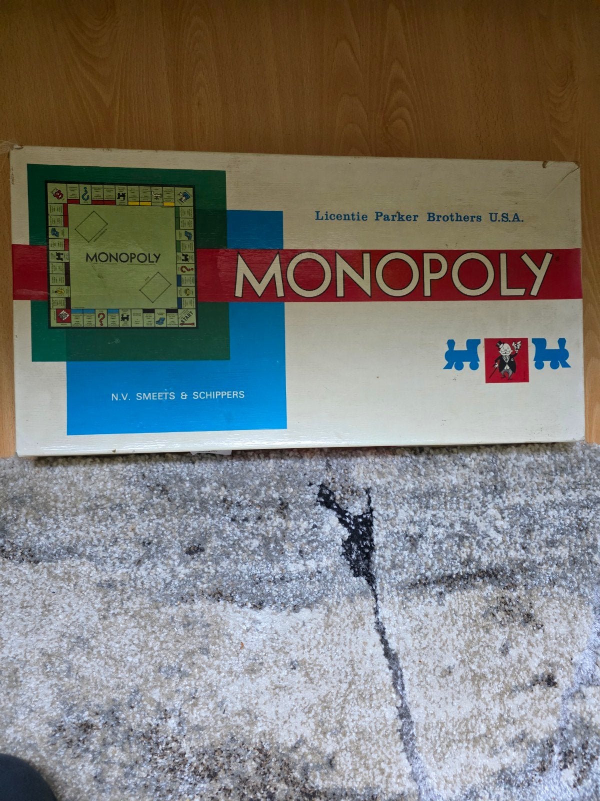 Monopoly bordspel - Vintage editie, Vijf spelers of meer, Ophalen of Verzenden, Gebruikt, Parker Brothers