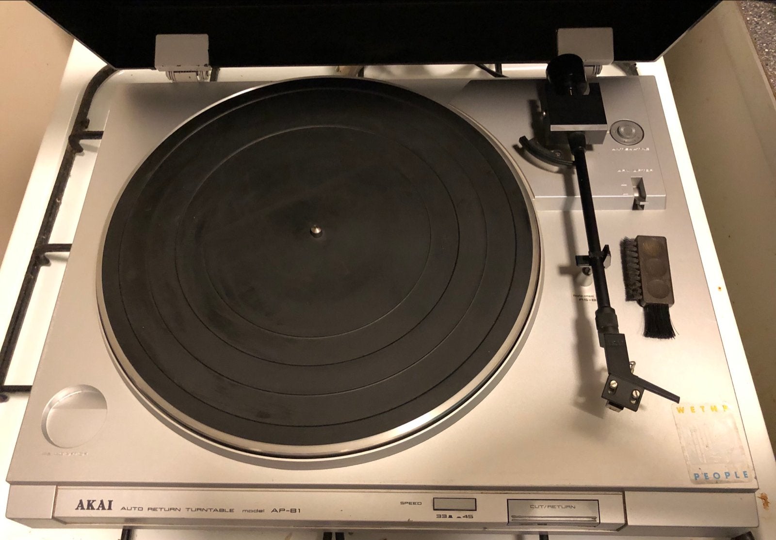 Vintage Akai AP-B1 Platenspeler - Auto Return Turntable, Gebruikt, Automatisch, Ophalen of Verzenden, Platenspeler