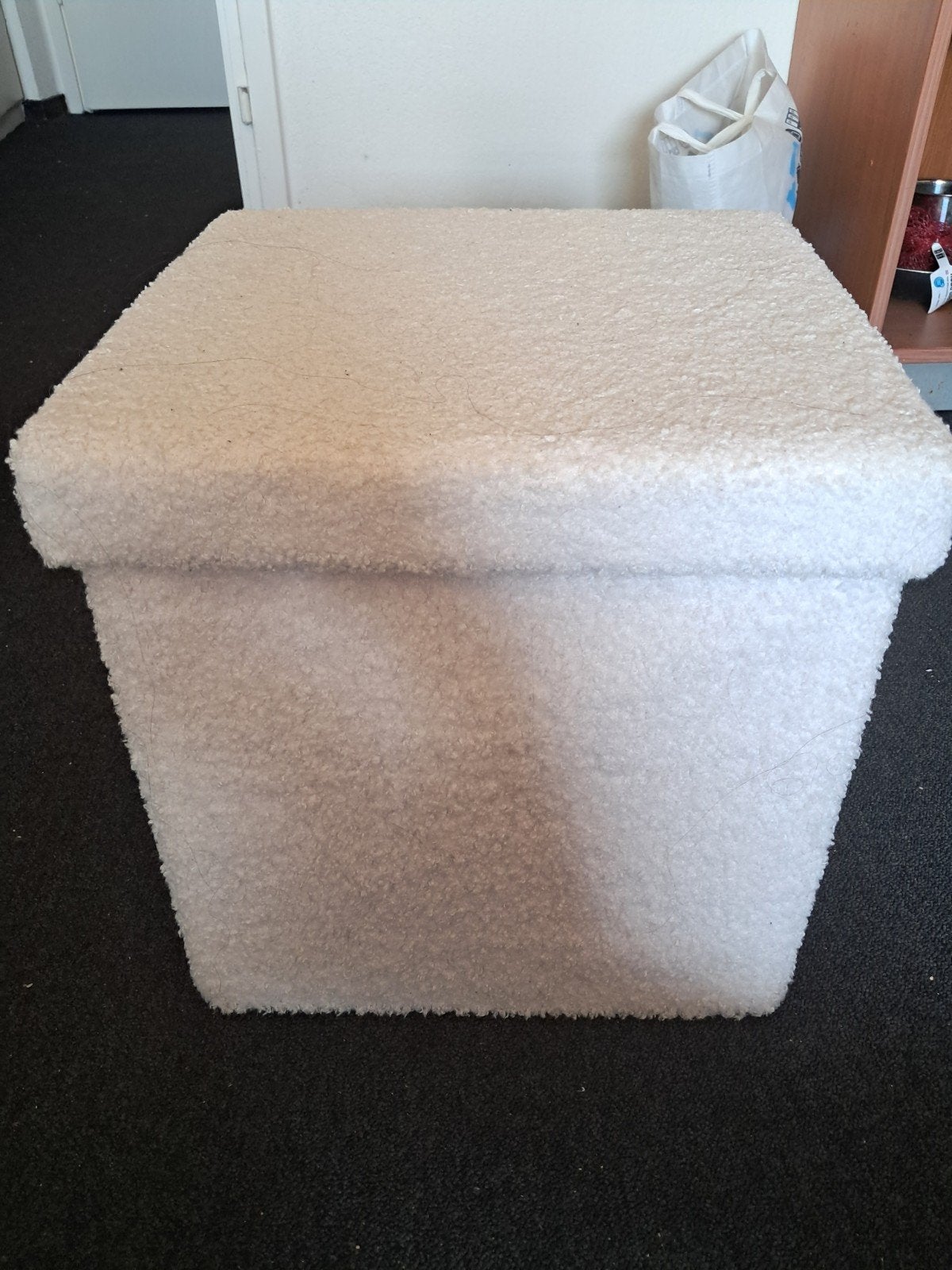 Storage box, Huis en Inrichting, Banken | Voetenbanken en Poefen, Ophalen, Minder dan 50 cm, Rond, Nieuw