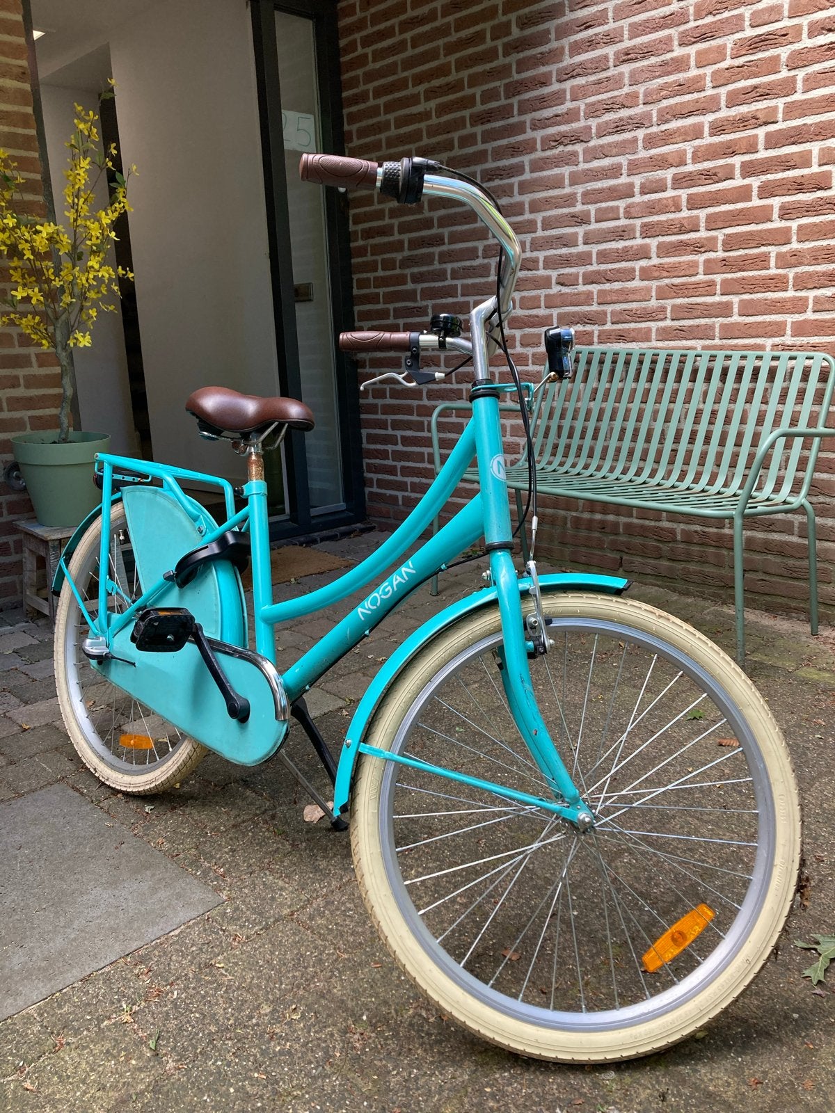 Nogan fiets in goede staat, Terugtraprem, Gebruikt, Versnellingen, Minder dan 47 cm