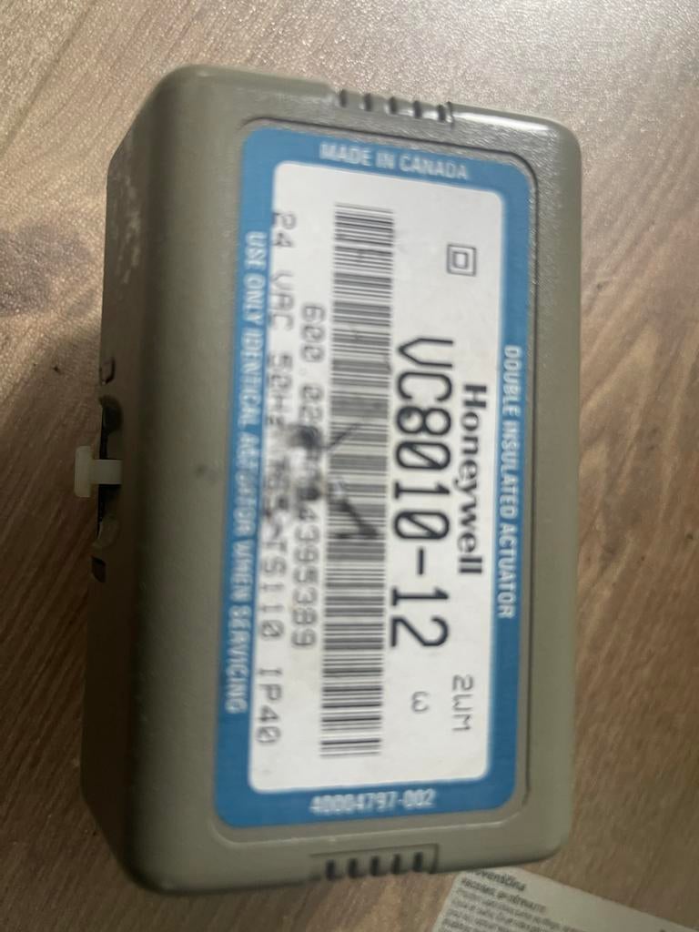 Honeywell VC8010-12 Actuator - Gebruikt, Doe-het-zelf en Verbouw, Ophalen of Verzenden, Gebruikt