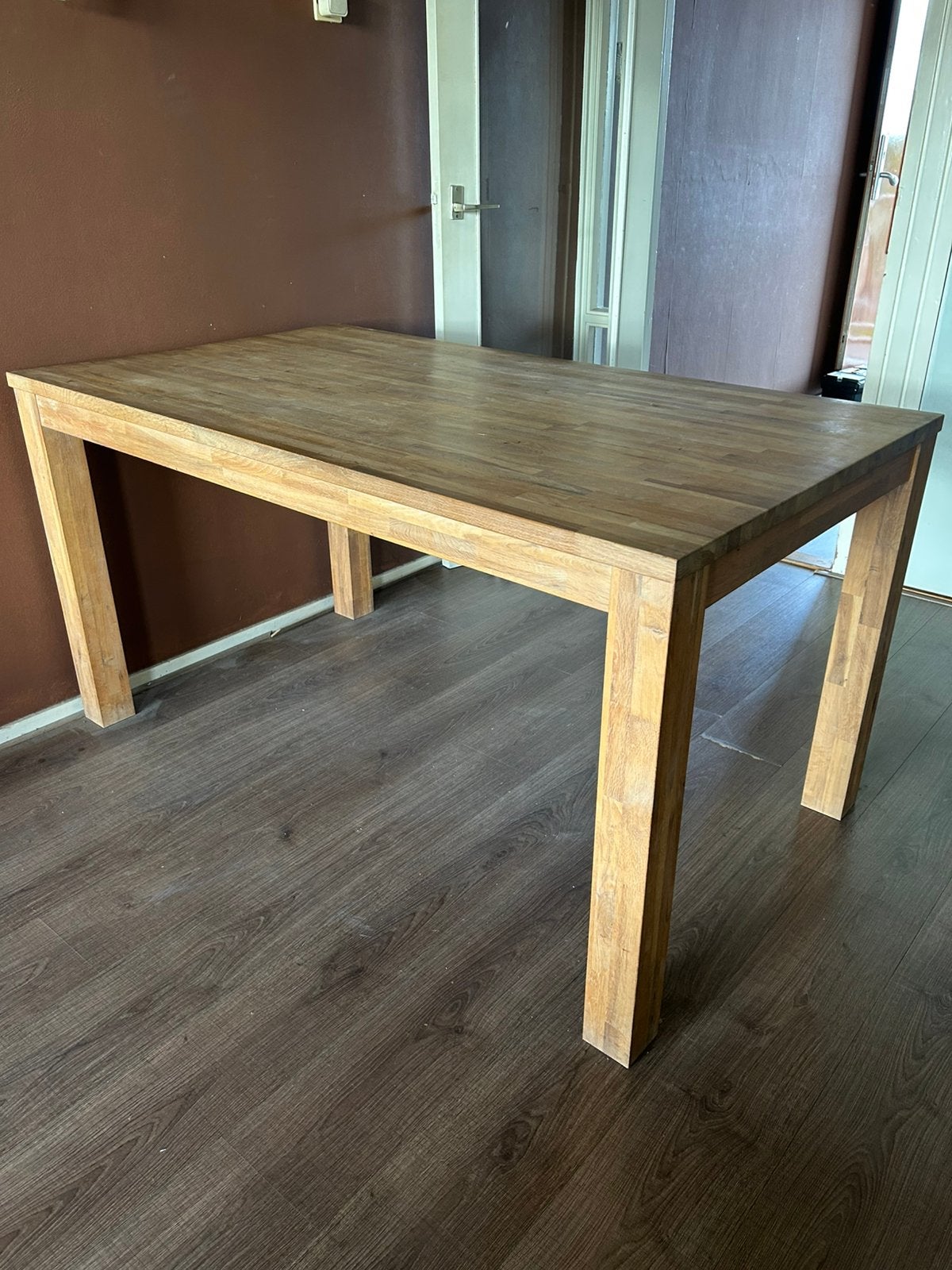 Eettafel eikenhout, Huis en Inrichting, Tafels | Eettafels, Ophalen, Gebruikt