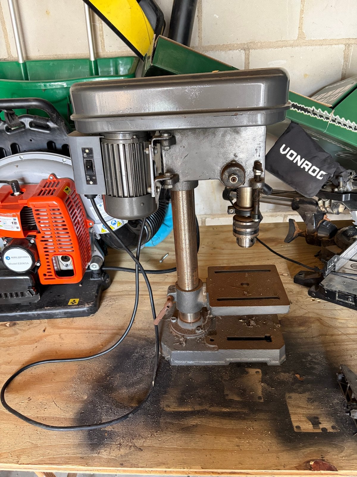 Robuuste Kolomboormachine - Perfect voor elke werkplaats, Doe-het-zelf en Verbouw, Gereedschap | Boormachines, Ophalen, Gebruikt