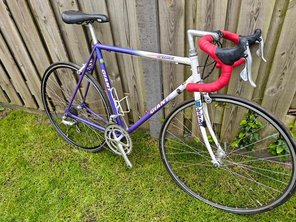 Giant Speeder racefiets - Paars/Wit, Fietsen en Brommers, Gebruikt, Aluminium, 57 tot 61 cm, Giant