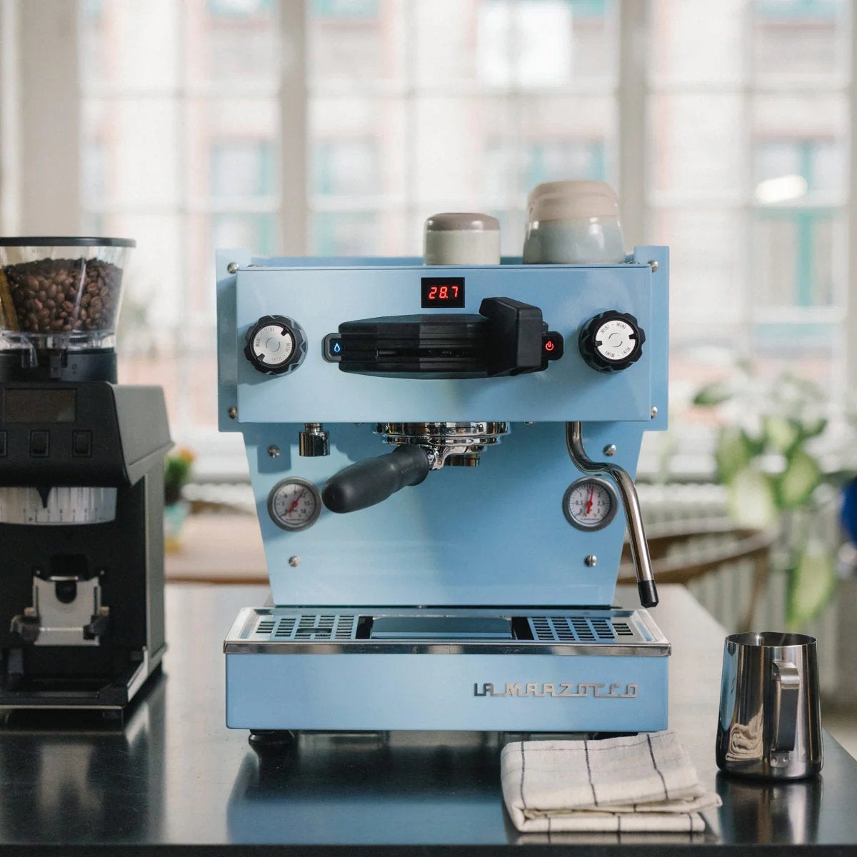 La Marzocco Linea Mini Light Blue Nieuw, Ophalen, Nieuw, Espresso apparaat