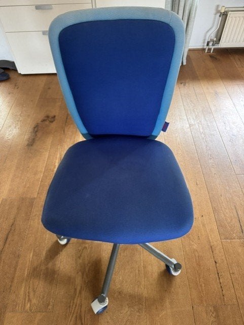 Flexa kinderbureaustoel, Ophalen, Gebruikt, Blauw, Bureaustoel