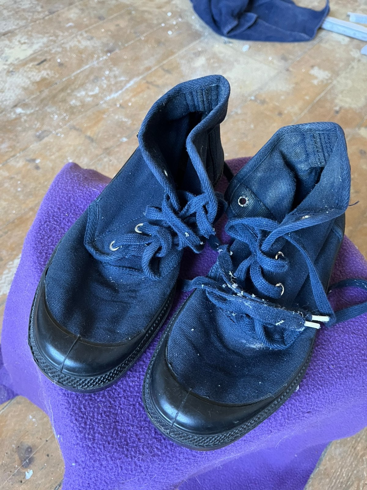 Palladiums maat 36, Ophalen, Blauw, Sneakers of Gympen, Gedragen
