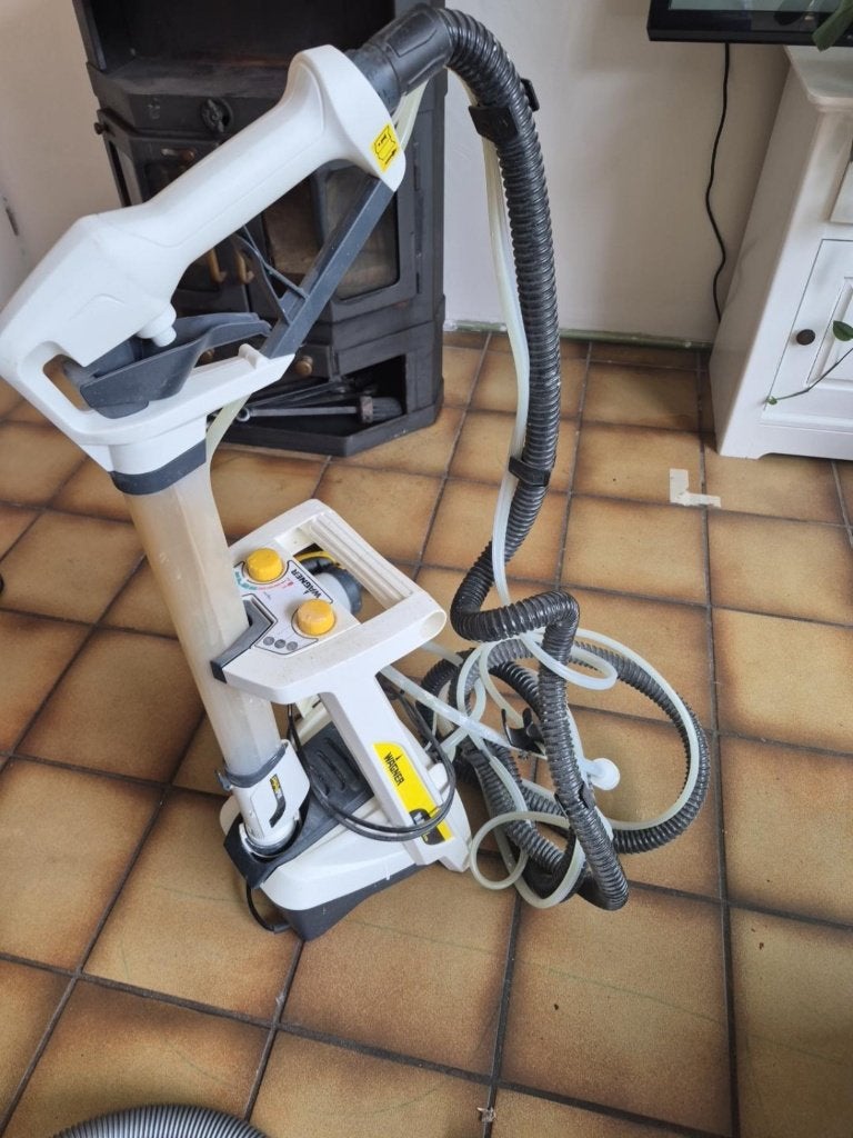 Wagner WallPerfect W 995 verfspuitsysteem compleet, Ophalen, Gebruikt, Verfspuit of Verfpomp