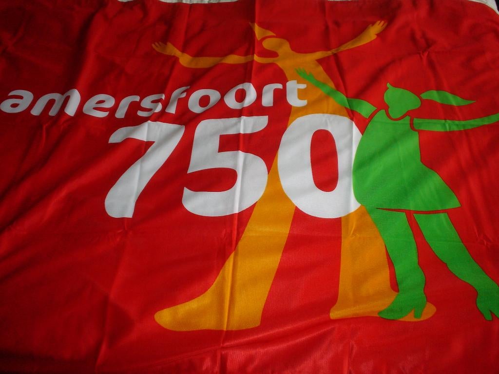 Vlag Amersfoort 750 jaar (8691-43), Ophalen of Verzenden, Nieuw