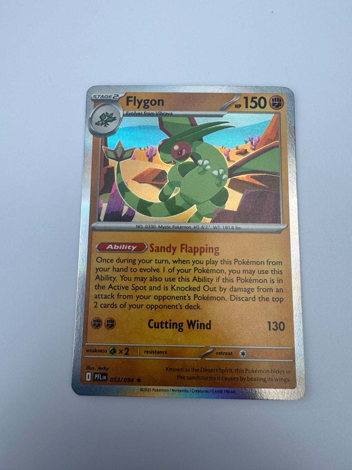 Pokémon Kaart - Flygon 053/094 - Foil, Ophalen of Verzenden, Nieuw, Losse kaart, Foil