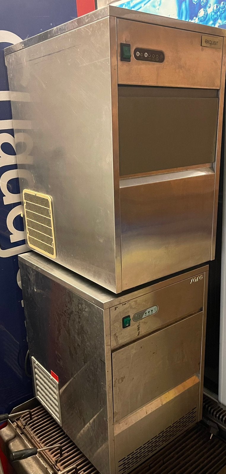 2x ijsblok machine  DEFECT, Ophalen