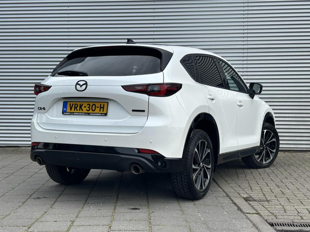 Mazda CX-5 2.5 SkyActiv-G 194 Sportive | Grijskenteken | 360, Auto's, Mazda, Gebruikt, 4 cilinders, 2000 kg, Wit