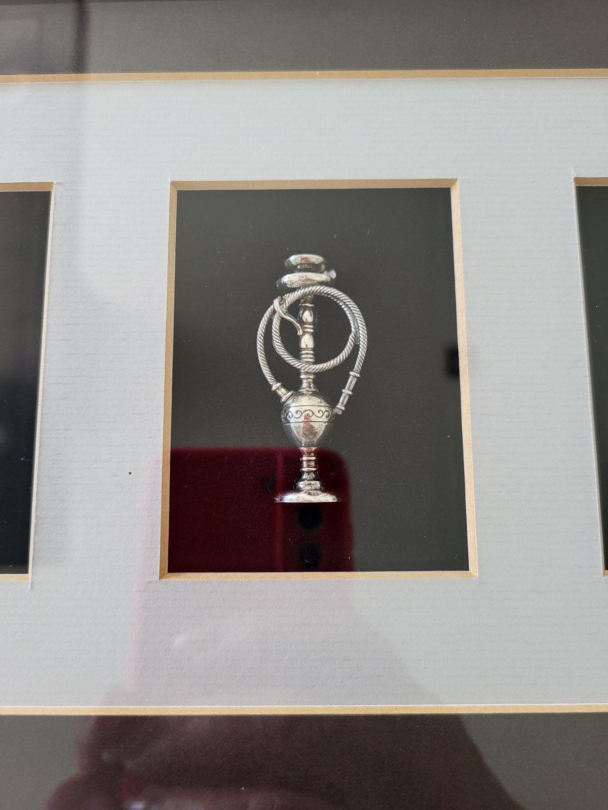 Foto 6 van Zilveren collectie Arabische miniaturen ingelijst 925 zilver