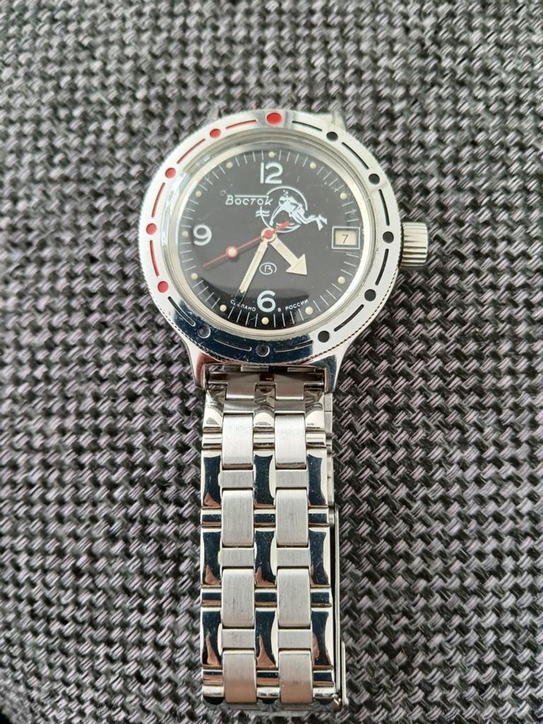 Vostok herenhorloge, Overige merken, Staal, Staal, Ophalen of Verzenden