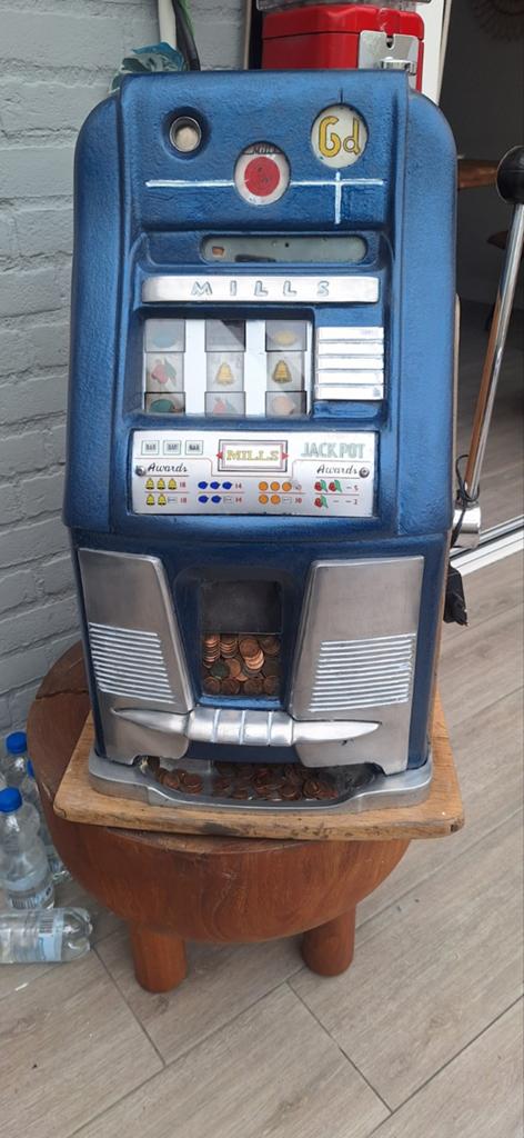 Vintage Mills eenarmige bandiet - Decoratief object, Verzamelen, Automaten | Gokkasten en Fruitautomaten, Overige munten, Ophalen