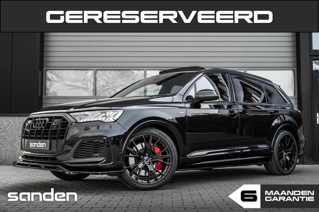 Audi Q7 60 TFSIe quattro Competition|RSseat|Pano|B&O|Massage, Auto's, Audi, Bedrijf, Q7, 360° camera, 4x4, ABS, Achteruitrijcamera