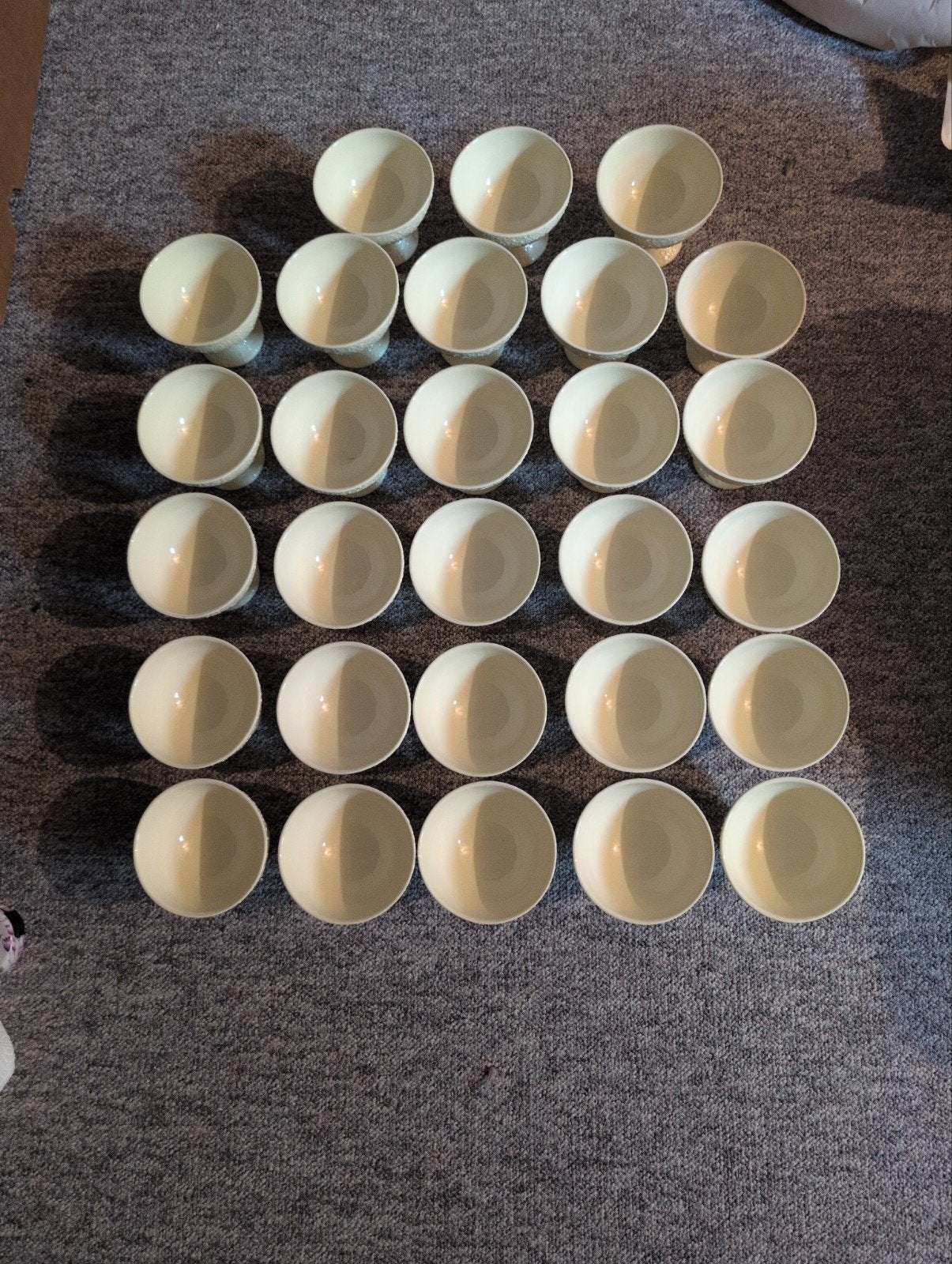 Set van 24 vintage dessertkommen - IJsbekers, Ophalen of Verzenden