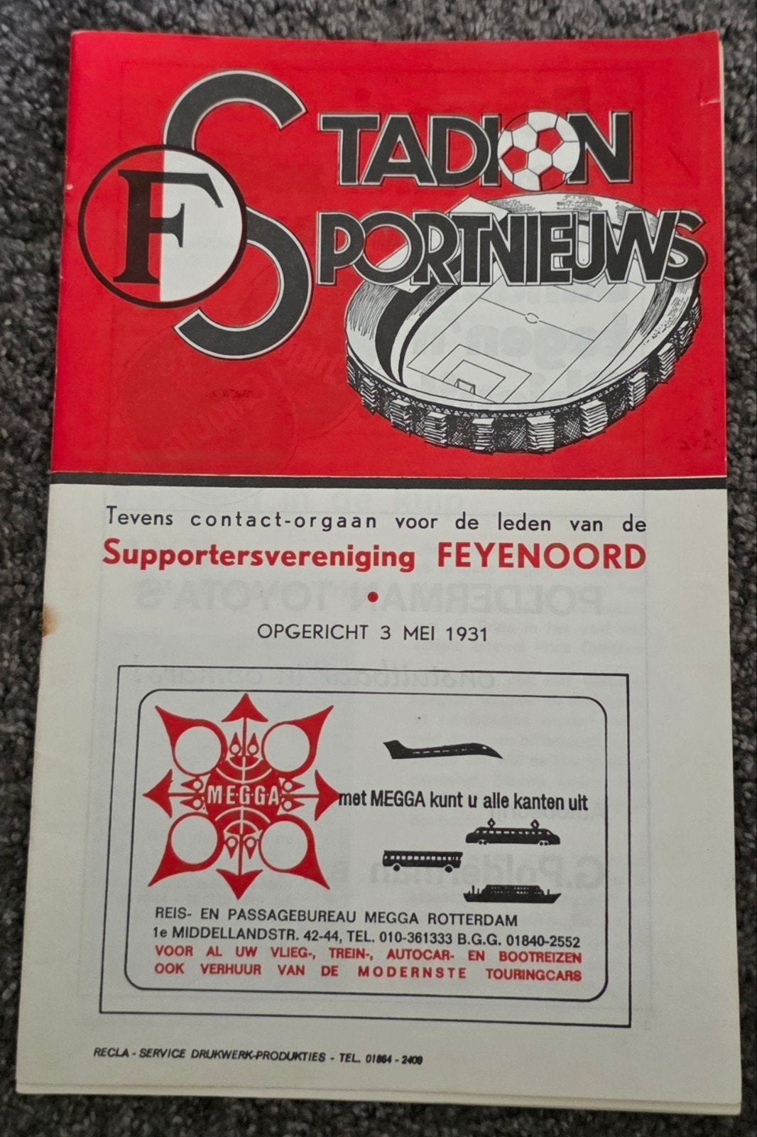 Feyenoord programma's thuis, Ophalen of Verzenden, Gebruikt, Ajax, Boek of Tijdschrift